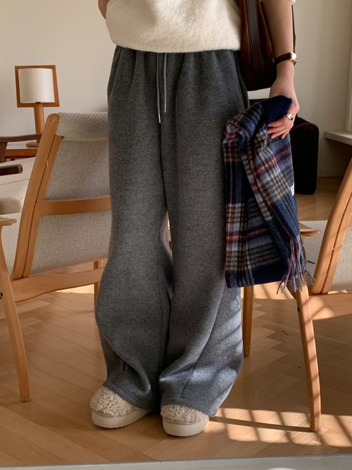 (予約) signature / Puzzle knit pants 3color