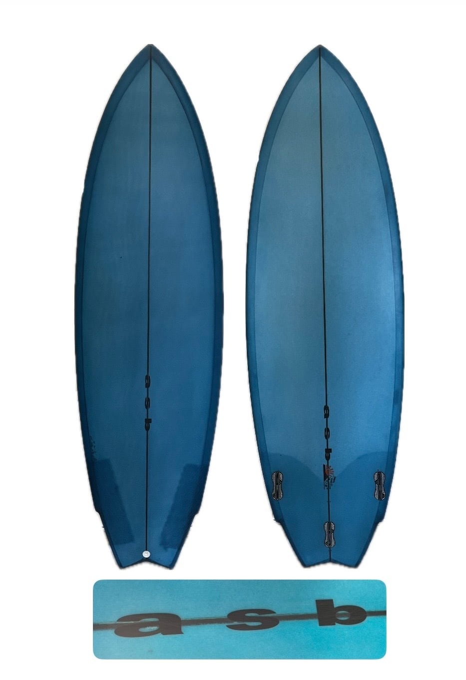 ASBワイドショートボード5'8PUティント仕上げ | KAISERS SURF