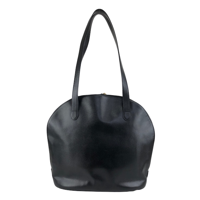 Christian Dior クリスチャン ディオール ショルダーバッグ ブラック オーバル ターンロック レザー vintage ヴィンテージ オールド 7ng3ku