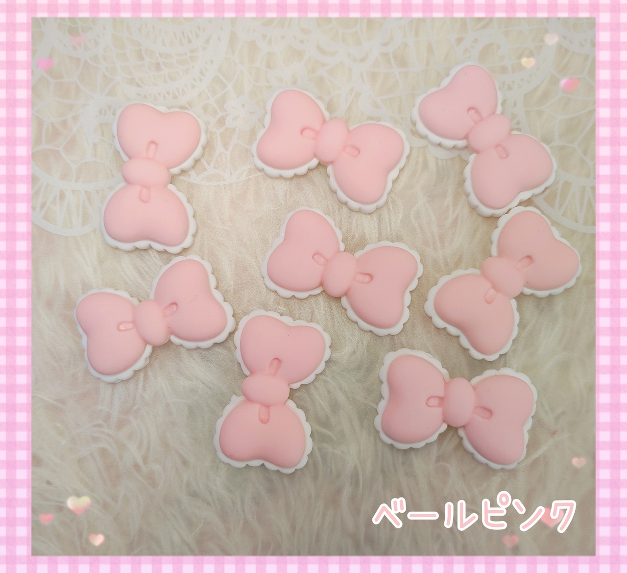 ［５個］パステルカラーリボン