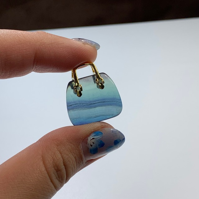 47.天然石とお出かけ☆フローライトカバン・バック