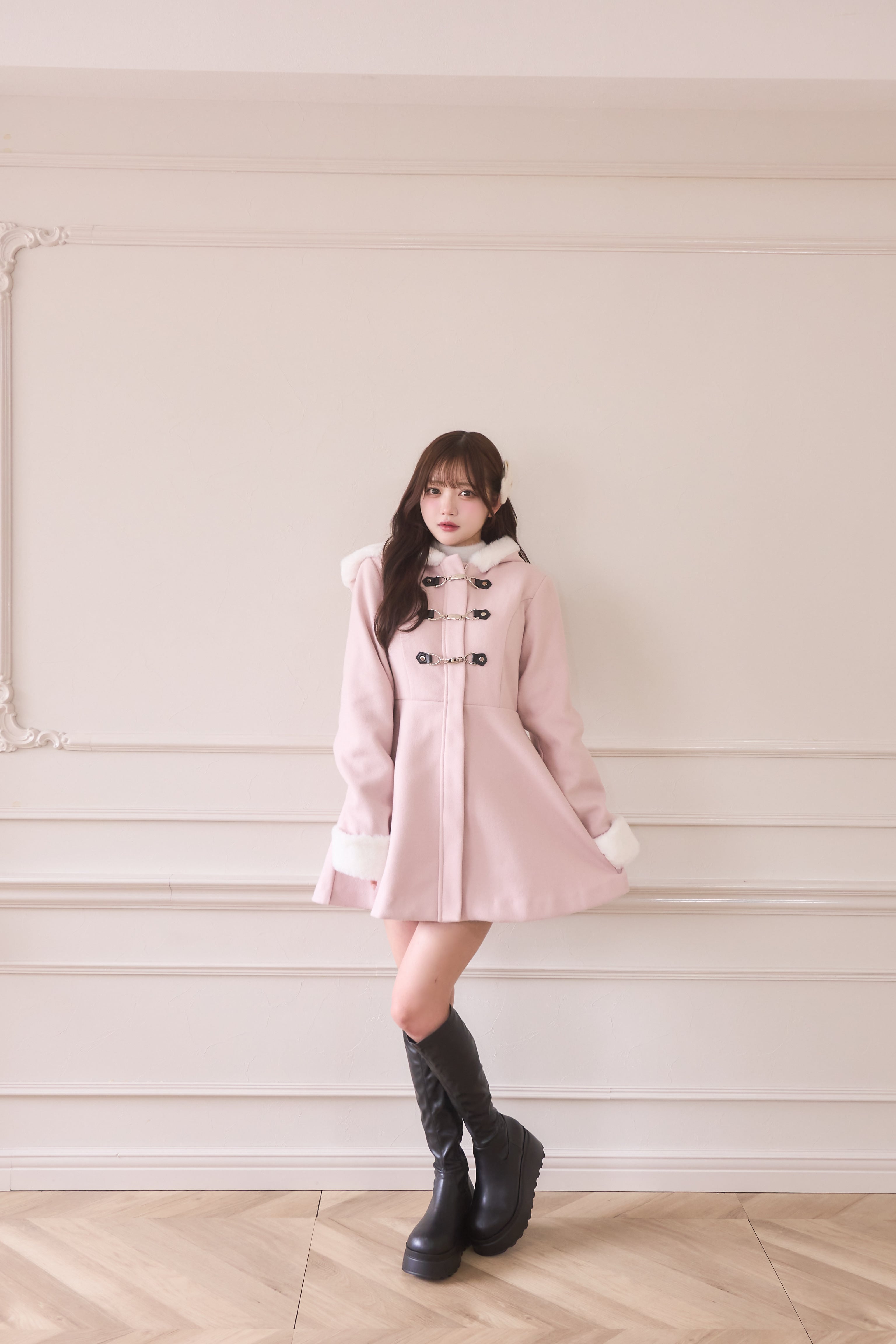 lapin hooded coat