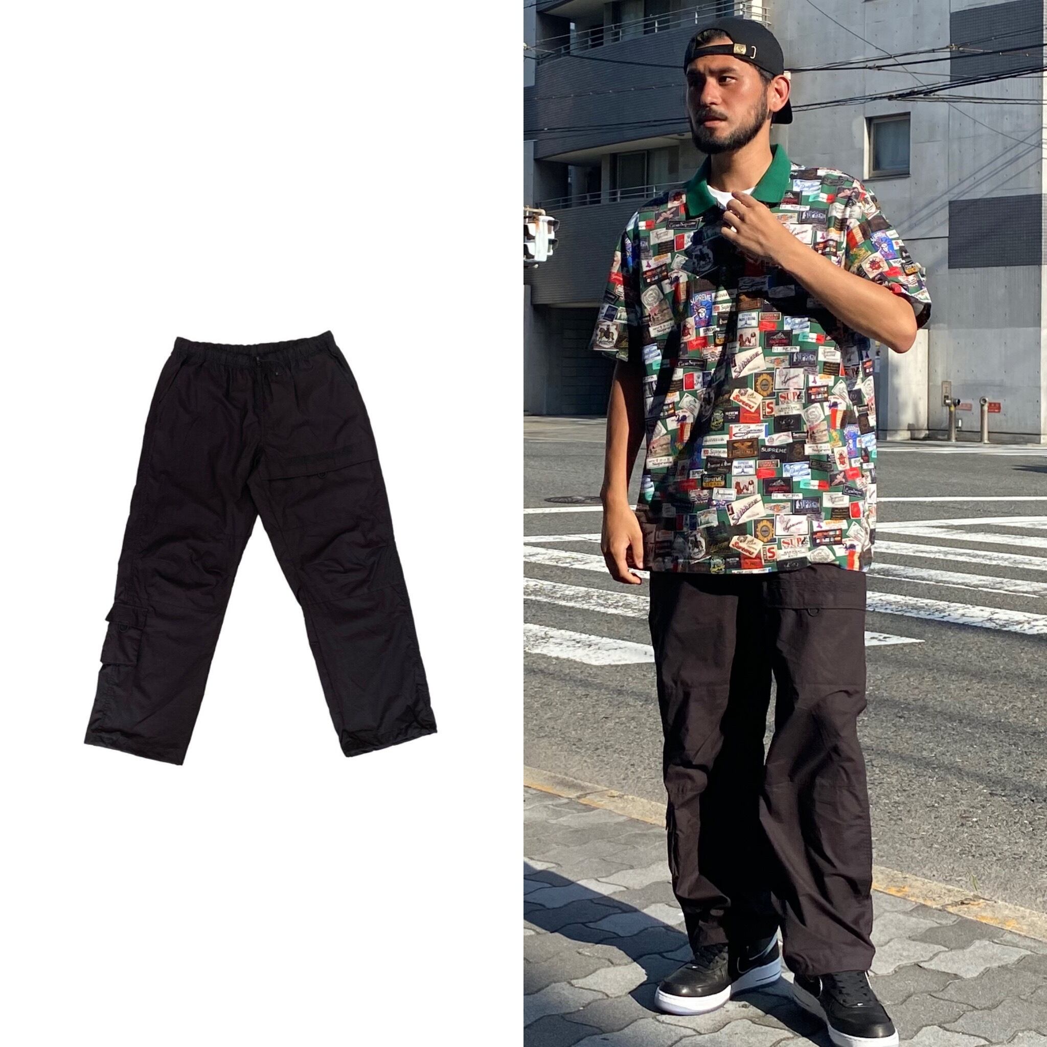 Supreme 21SS Cotton Cinch Pant MEDIUM BLACK 70KF7119 | BRAND  