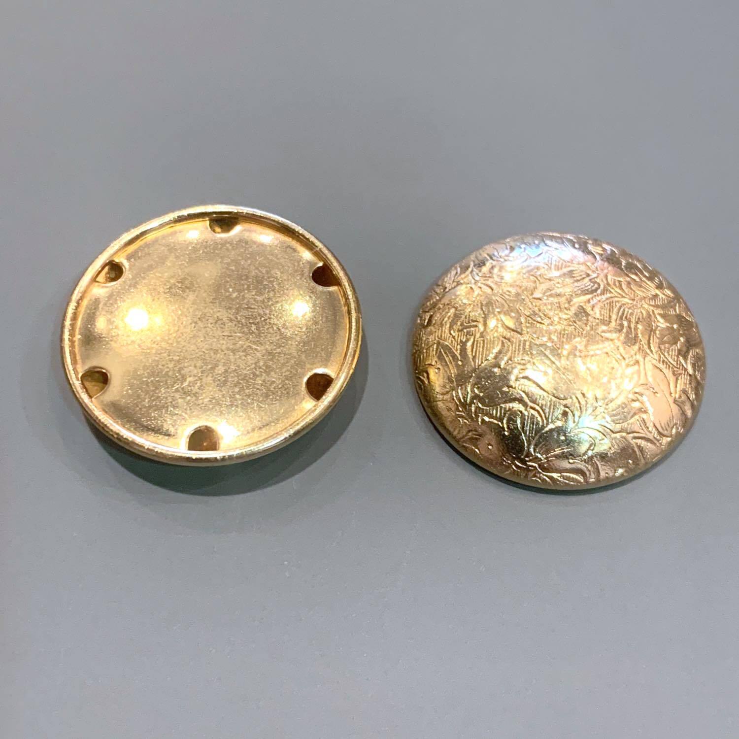 再入荷〉USA真鍮 ボタニカル模様カボション | Dua-アクセサリーパーツ