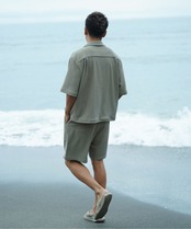 【#Re:room】PLEATS SHORT LENGTH BIG SHIRTS［RES102］
