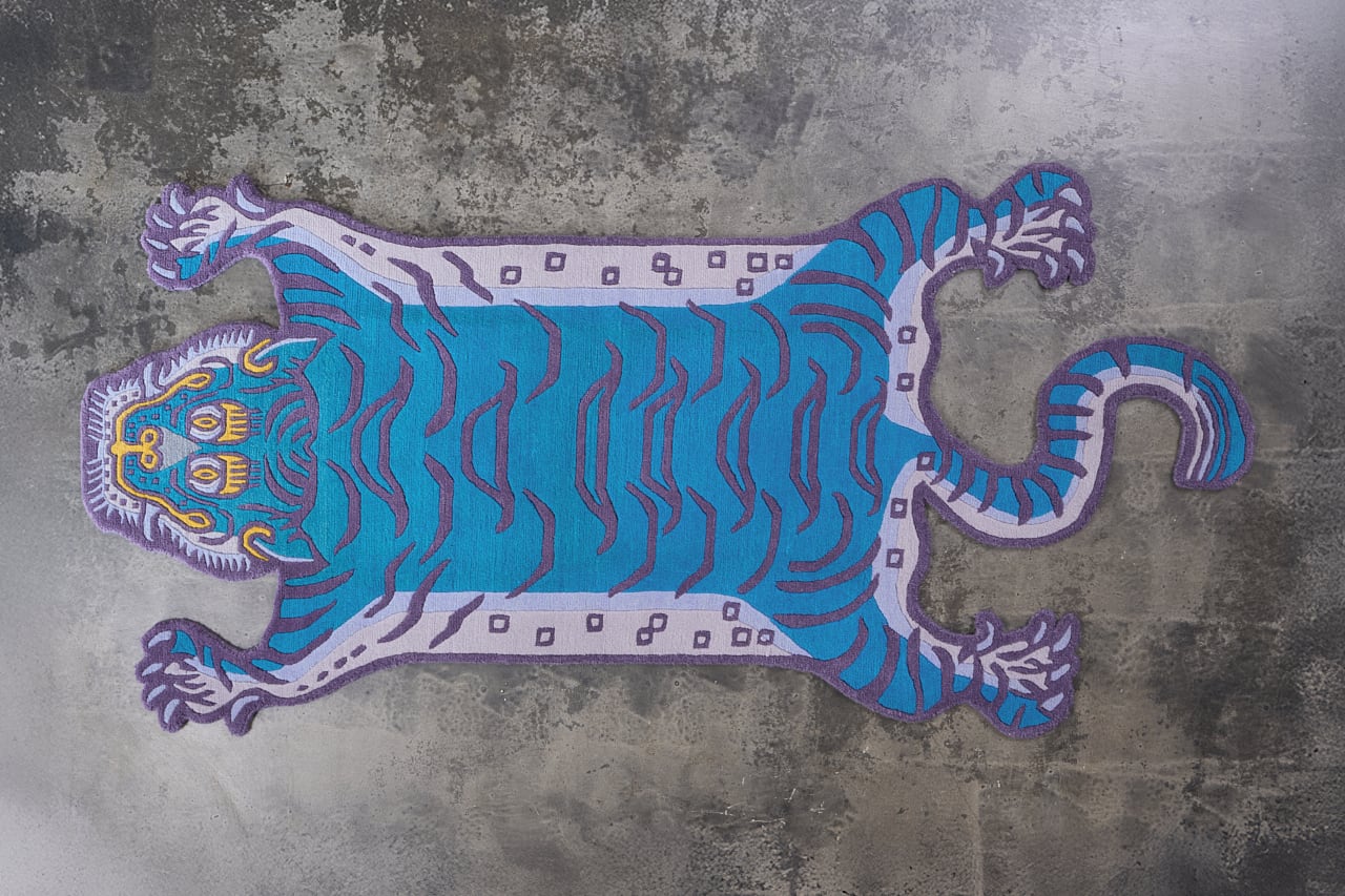 Tibetan Tiger Rug 《Mサイズ•ウール・オリジナル3・ミスティック