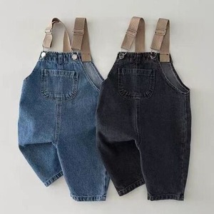 【春作】シンプルデニムサロペット 全2色