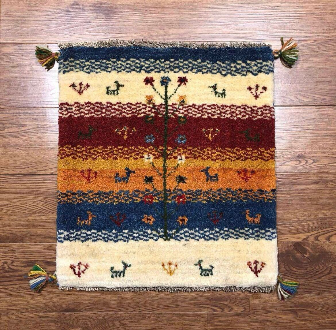 ペルシャギャッベ (ギャベ) 玄関マット No:GP-197 | A's Rug（エーズラグ）