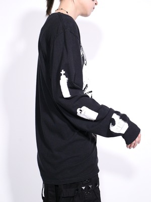 "The Nightmare Before Christmas " Jack Skellington print l/s tee
