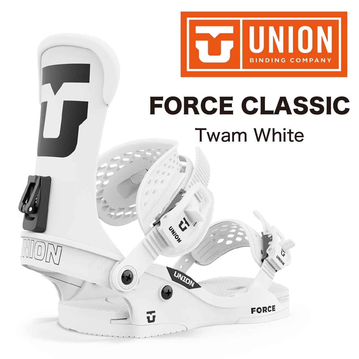 23-24年モデル UNION .『 FORCE CLASSIC 』. White . ユニオン