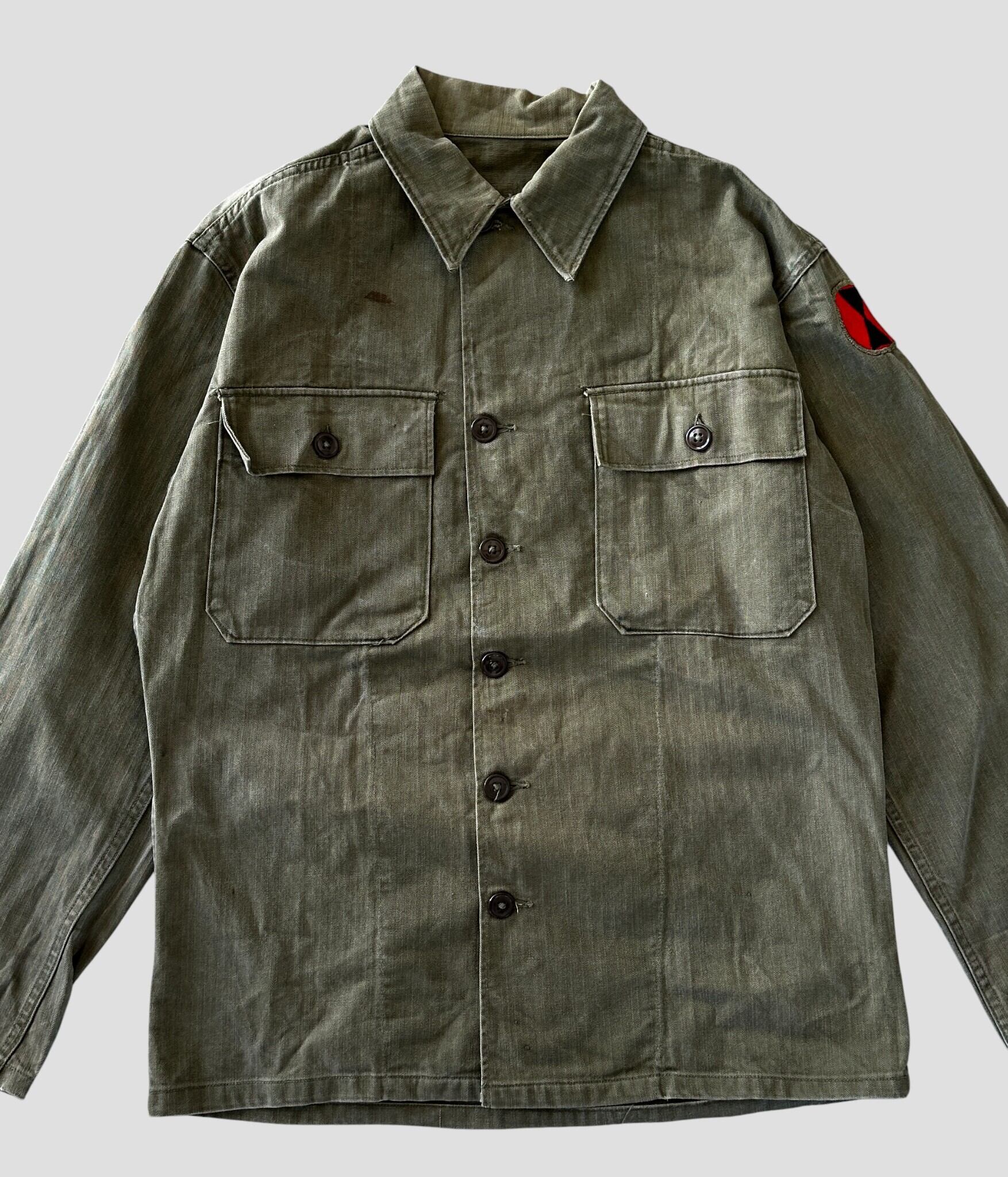 【破格】40s us army m47 hbt ジャケット　雰囲気系 U.S. ARMY- Vintage 40s M-47 HBT Jacket | BEGGARS BANQUET公式