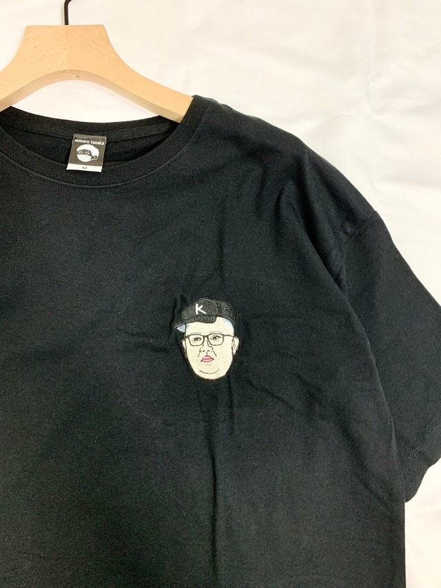 黒キムキャップ坊やTシャツblack