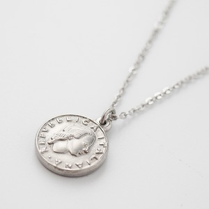 イタリアンコインネックレスシルバー