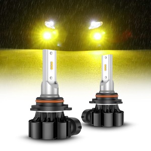 【在庫のみ】SEALIGHT フォグランプ LED HB4/9006 バルブ イエローフォグ 8000LM 30W CSPチップ搭載 3000K 50000時間以上寿命 車検対応 12V対応 加工不要 無極性 省エネ (2個入り)
