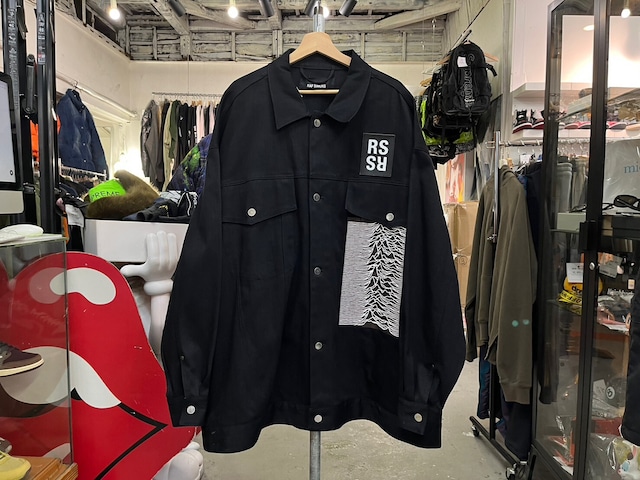 RAF SIMONS JOY DIVISION DENIM JACKET BLACK SMALL 181-723 14426