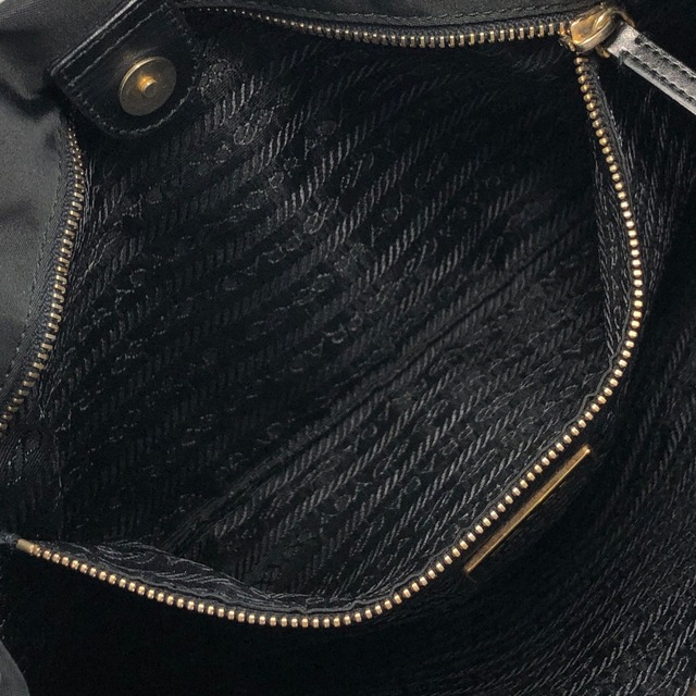 PRADA プラダ ハンドバッグ ブラック トライアングルロゴ ナイロン トートバッグ vintage ヴィンテージ オールド xytghm