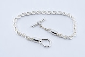 BN-107 Horseshoe Rope Chain Bracelet (Large)