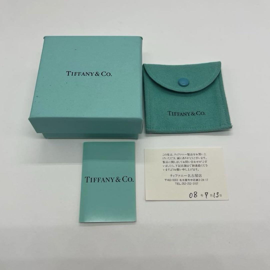 ティファニー TIFFANY シグネチャークロス ステッチリング 9号 希少