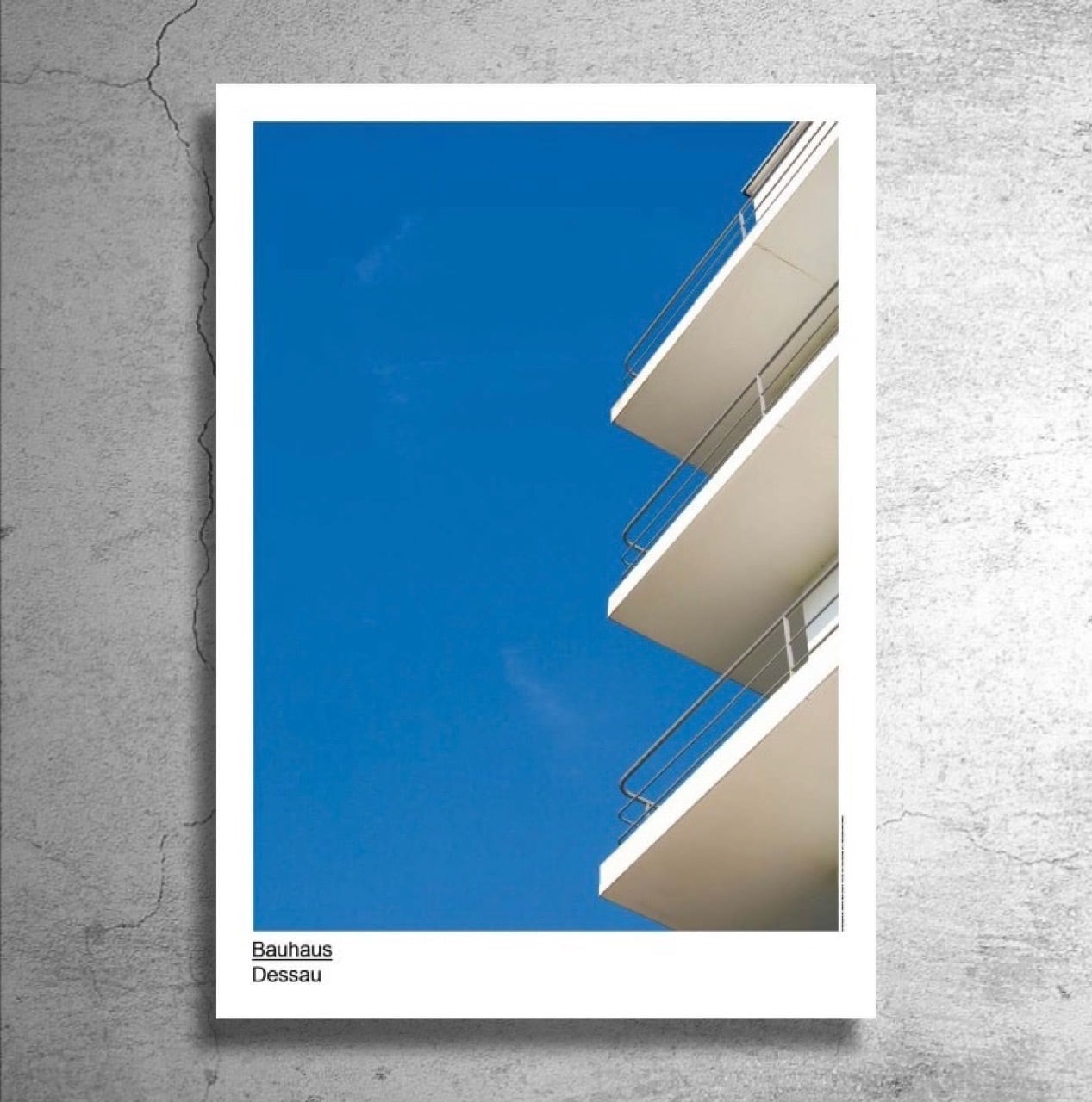 建築学校『バウハウス BAUHAUS』デッサウ財団公式ポスター