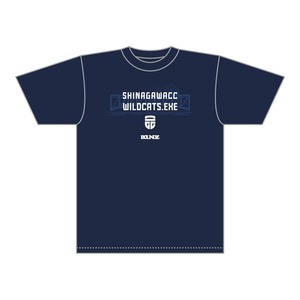 【受注生産】チームロゴ 半袖ドライTシャツ 紺（2023-2024シーズンモデル・送料込）