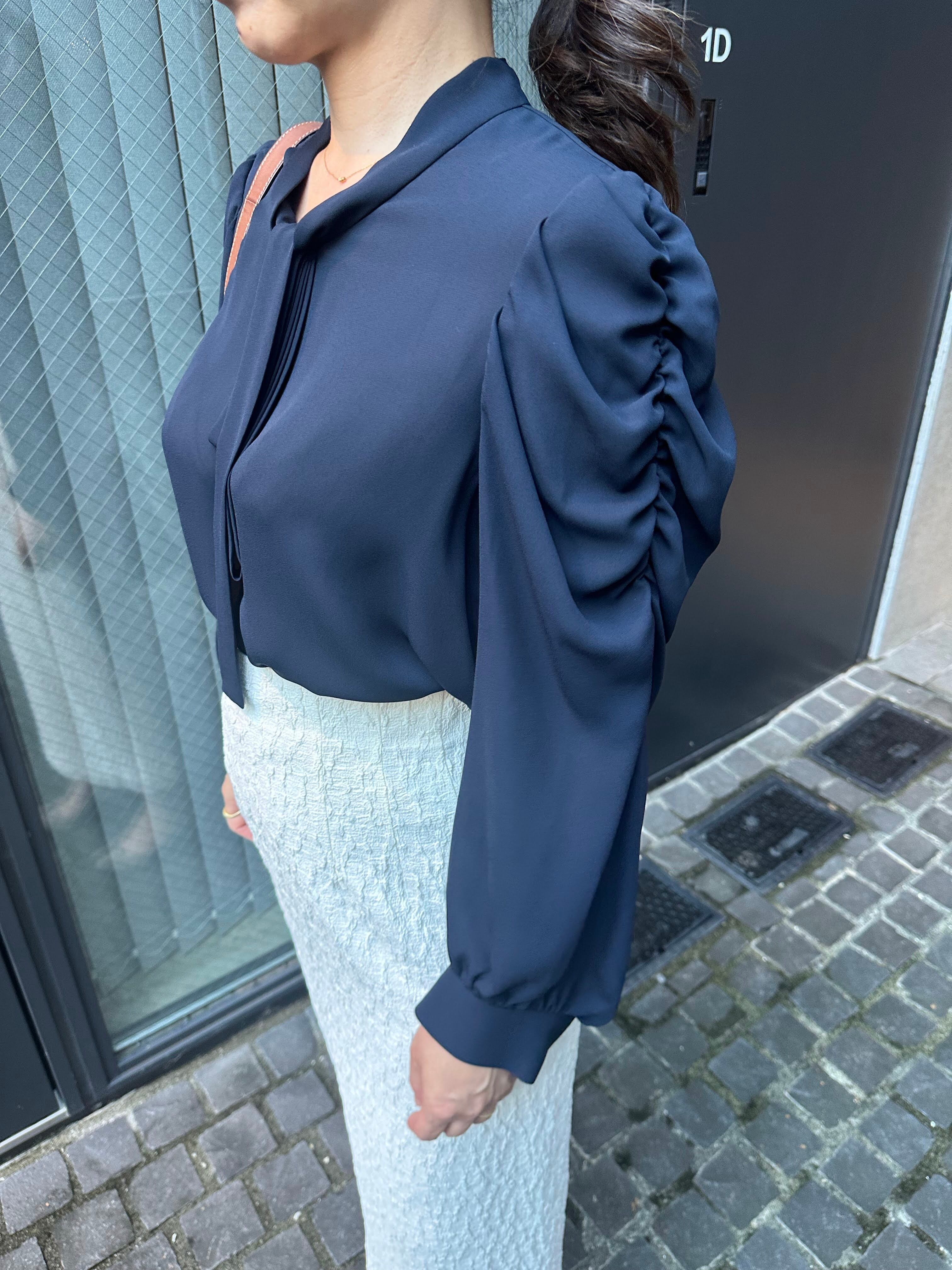シフォンボウタイブラウス | troisiemechaco