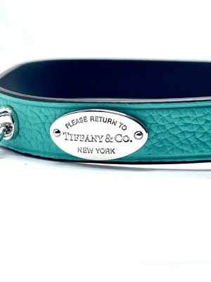 Tiffany&Co.  リターン トゥ ティファニー ナロー レザー ラップ ブレスレット 2重