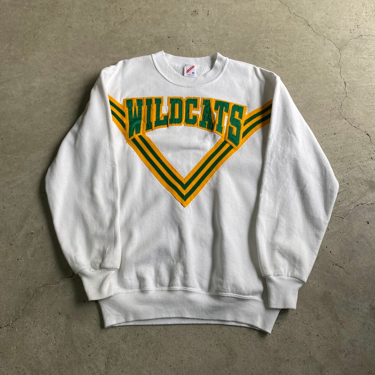 Usa製 80年代 Jerzees Wildcats チアリーダー スウェットシャツ トレーナー レディースl相当 古着 80s ビンテージ ヴィンテージ ホワイト 白 スウェット Sa24 Cave 古着屋 公式 古着通販サイト