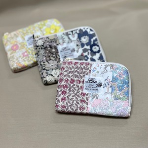 LIBERTY布帛パッチポーチ(mini)