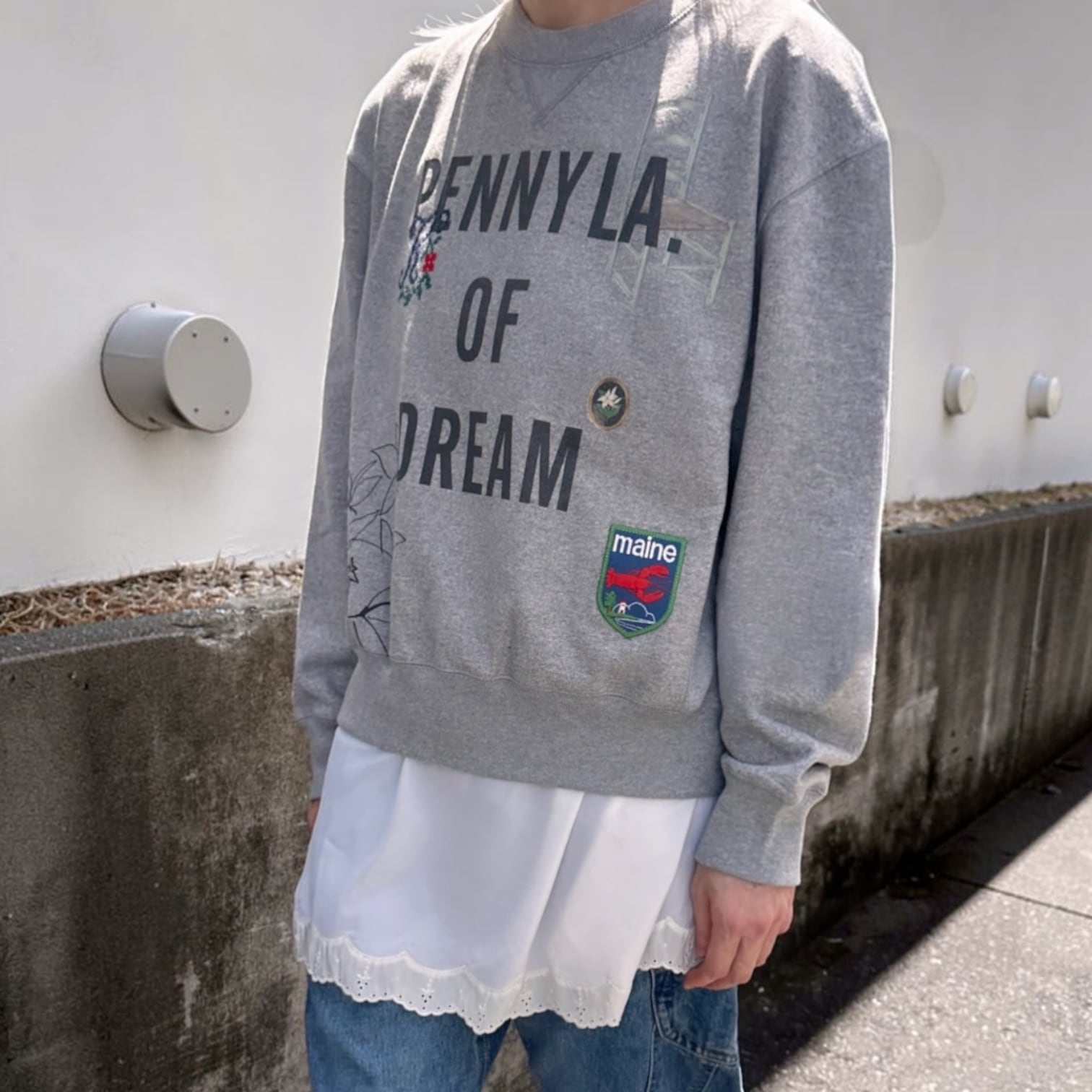 KHOKI  [HAND STITCHED SWEATSHIRT]