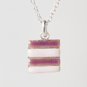 LADDER M grape & pink - necklace -