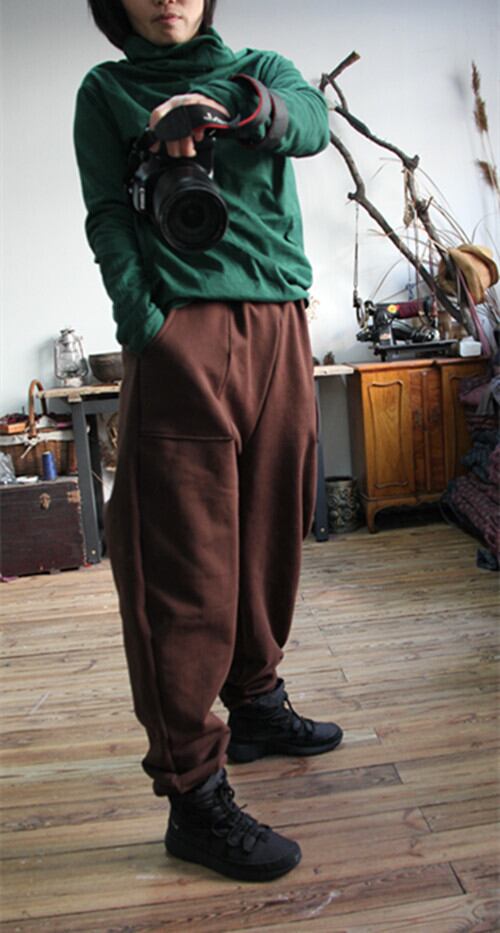 パンツ コットン Yiranxuaディースワード53846190876