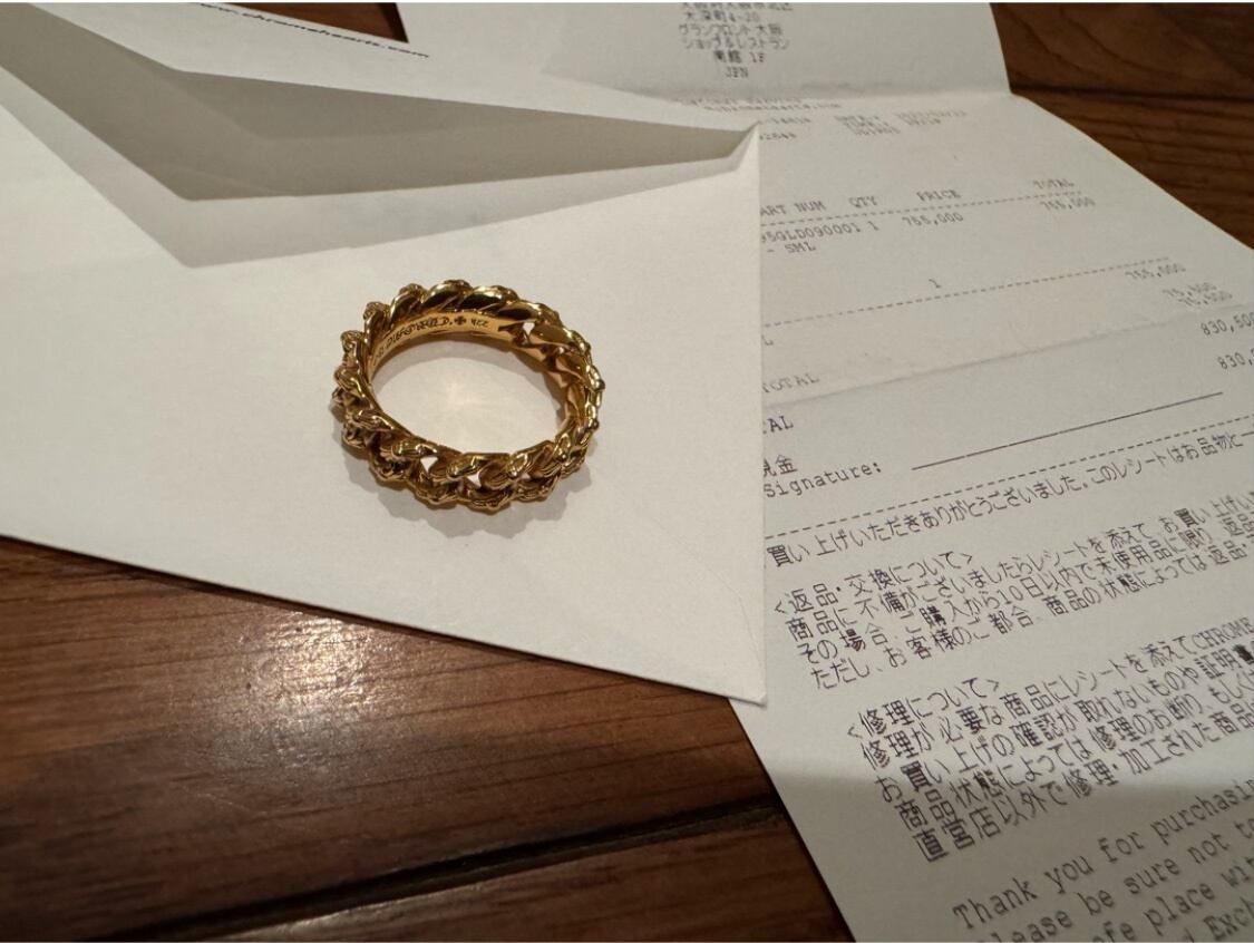 CHROME HEARTS クロムハーツ 22K XTRA FANCY リング 指輪