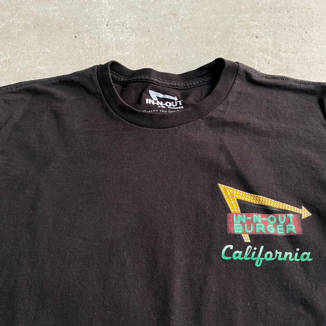 IN-N-OUT BURGER 70 ANNIVERSARY 両面プリント アドバタイジングTシャツ メンズXS /eaa334270