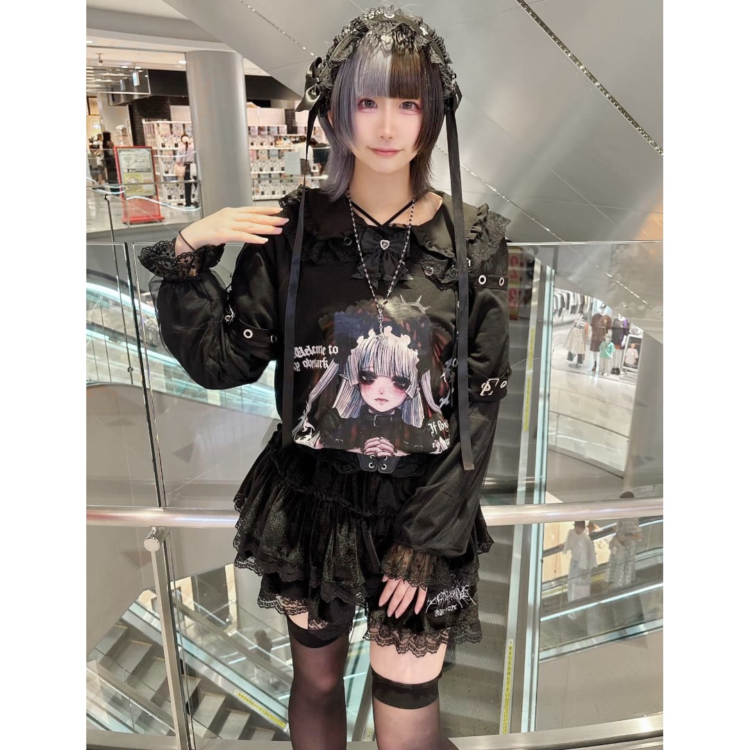 Goth GirlワンショルTシャツ | VOLCAN&APHRODITE 公式通販
