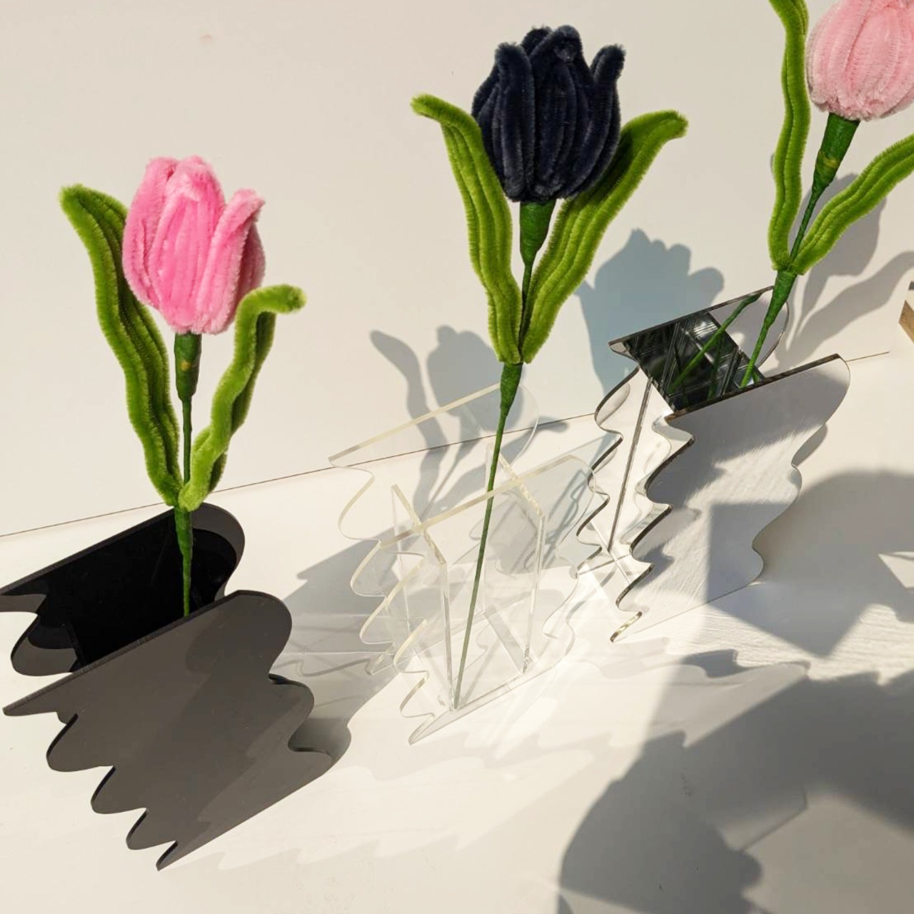 flower vase 【uneune clear ｳﾈｳﾈ】 - 3