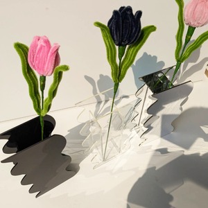 flower vase 【uneune clear ｳﾈｳﾈ】