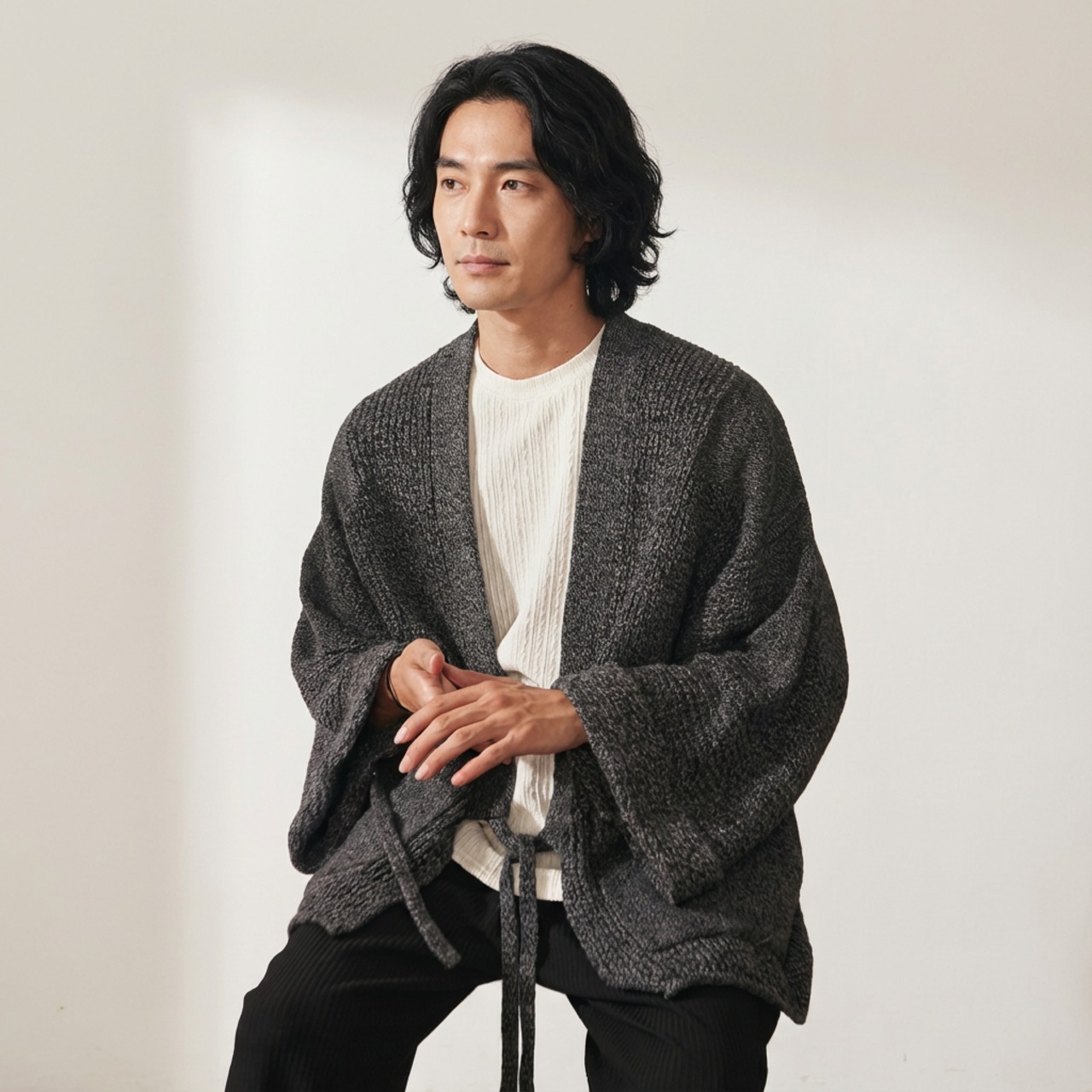 ガウンニットカーディガン　TB1846・画像2