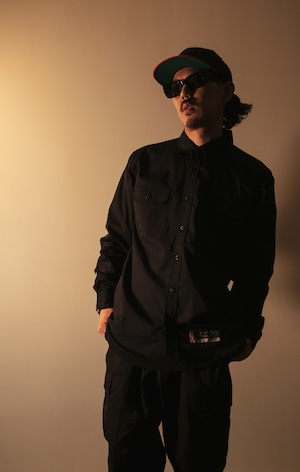 Long Sleeves Work Shirt [BLACK]