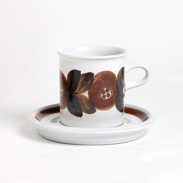 ARABIA アラビア Rosmarin ロスマリン コーヒーカップ&ソーサー - 26 北欧ヴィンテージ