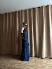 MADE IN JAPAN denim maxi dress-4767-6