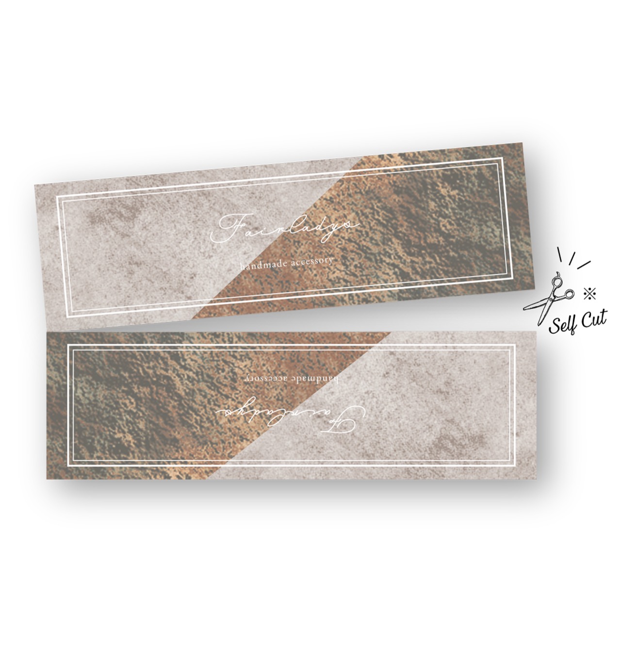 スタイリッシュ・アンティーク・ツートーン ｜ アクセサリー台紙 ｜ cd_00206_N