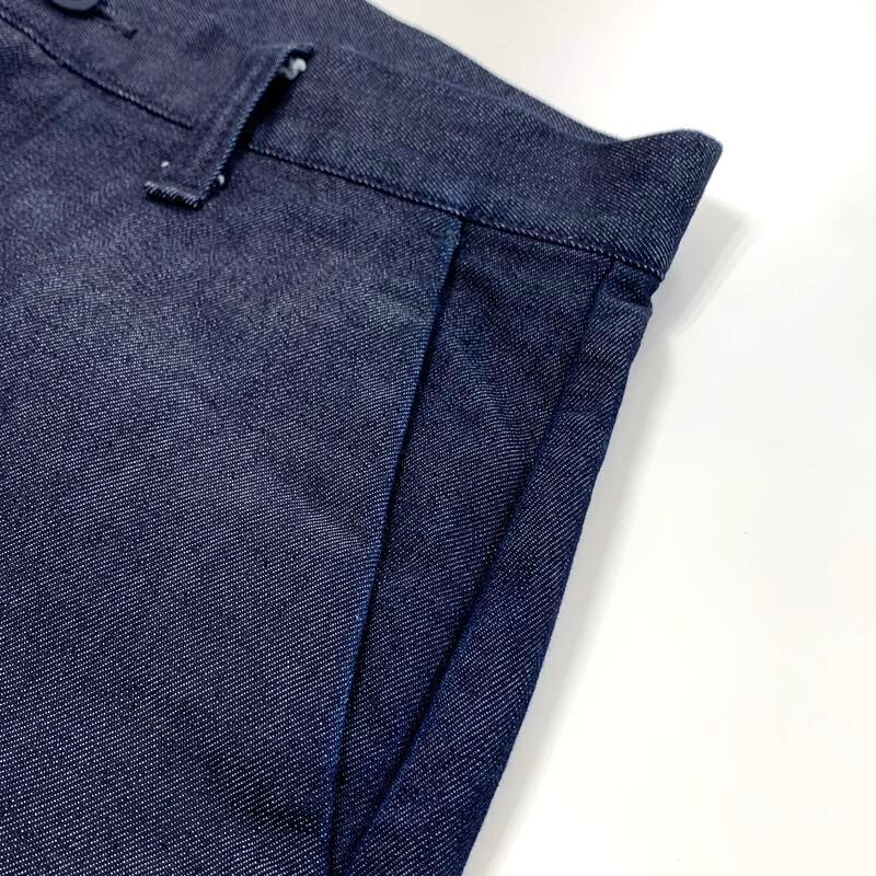 SOPHNET.ダークブルー ワイドパンツ SOPH. | TAPERED BOLD PANTS(M BLUE STRIPE):