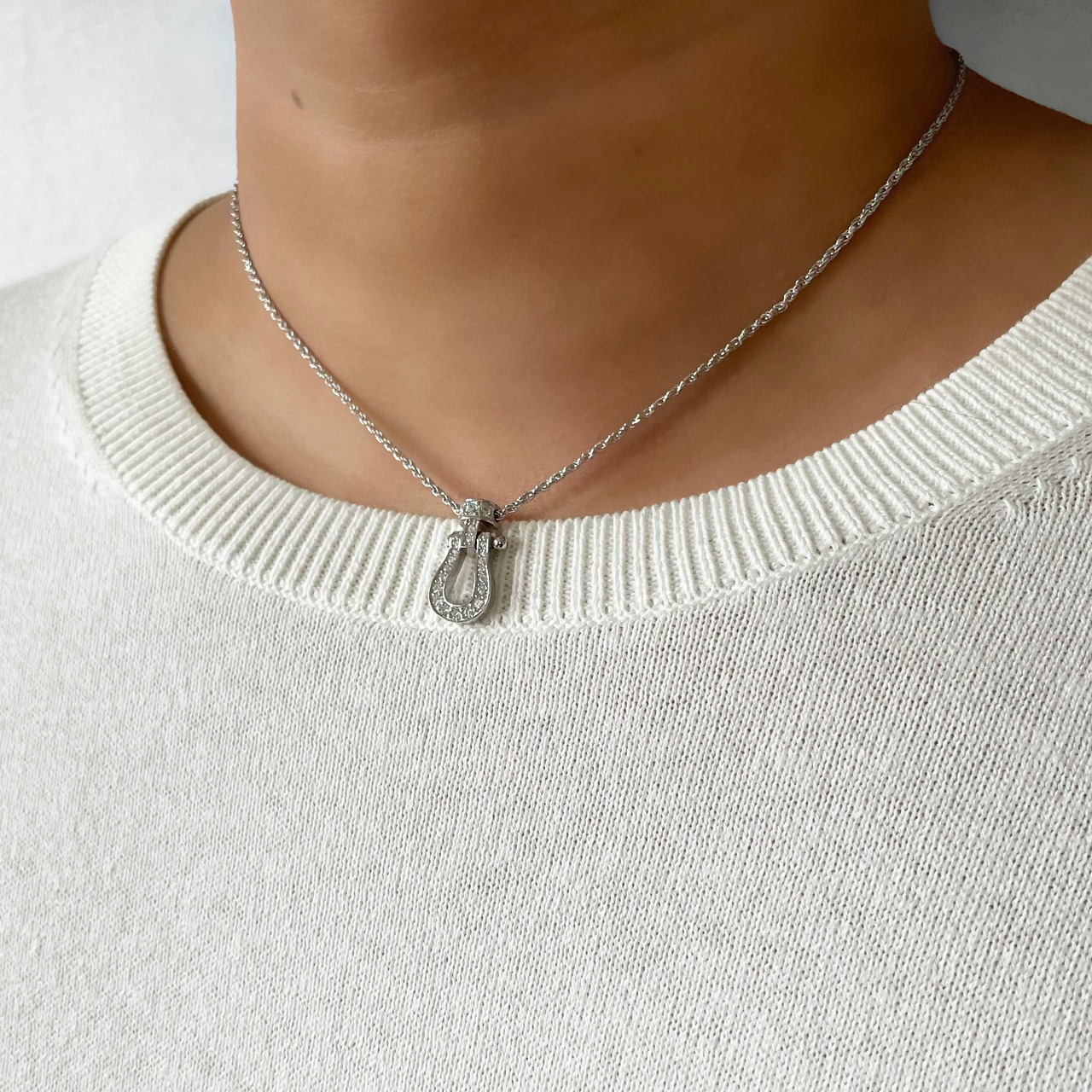 Horseshoe Necklace〈S925〉