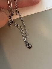 ss good luck charm necklace