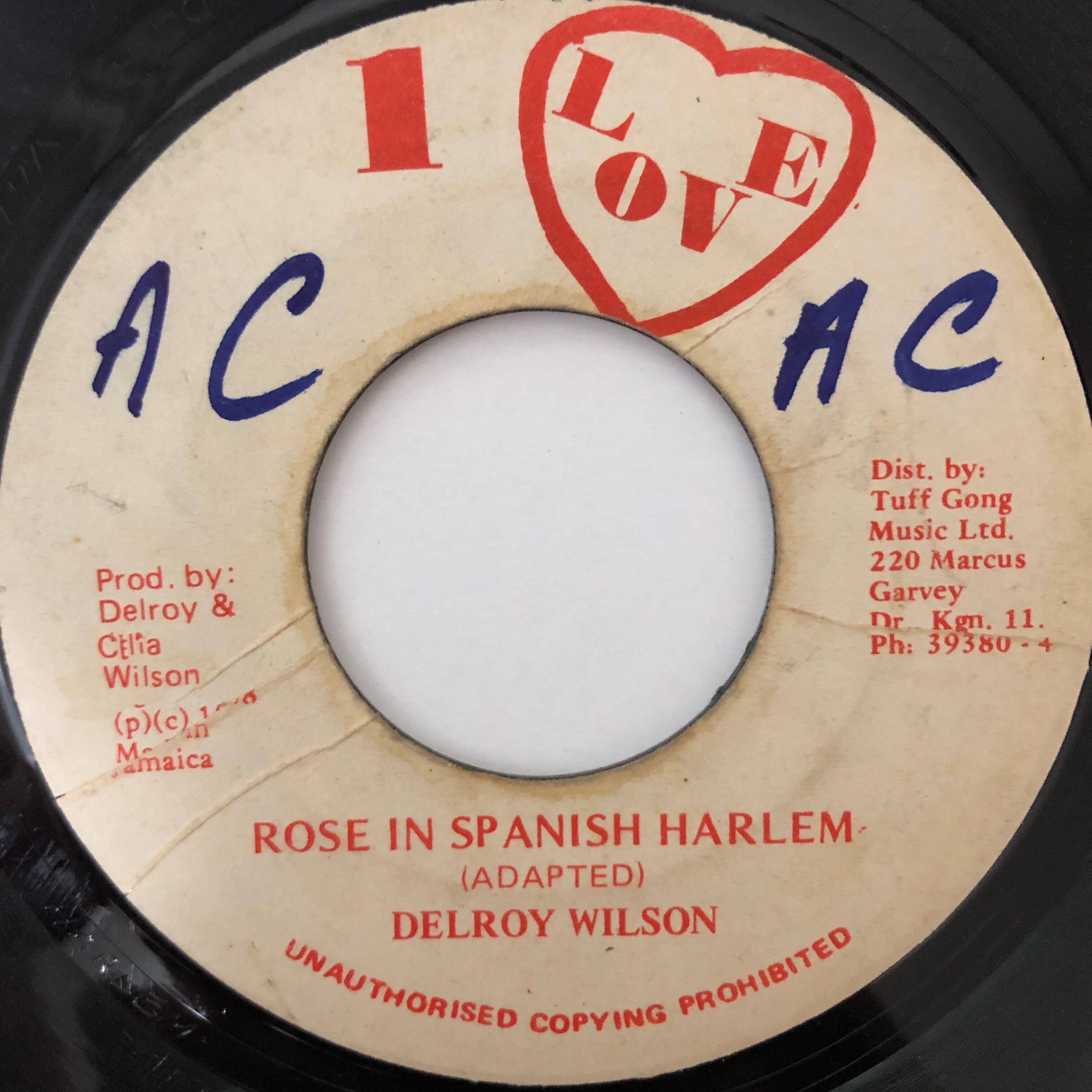 Delroy Wilson - Rose In Spanish Harlem【7-20633】