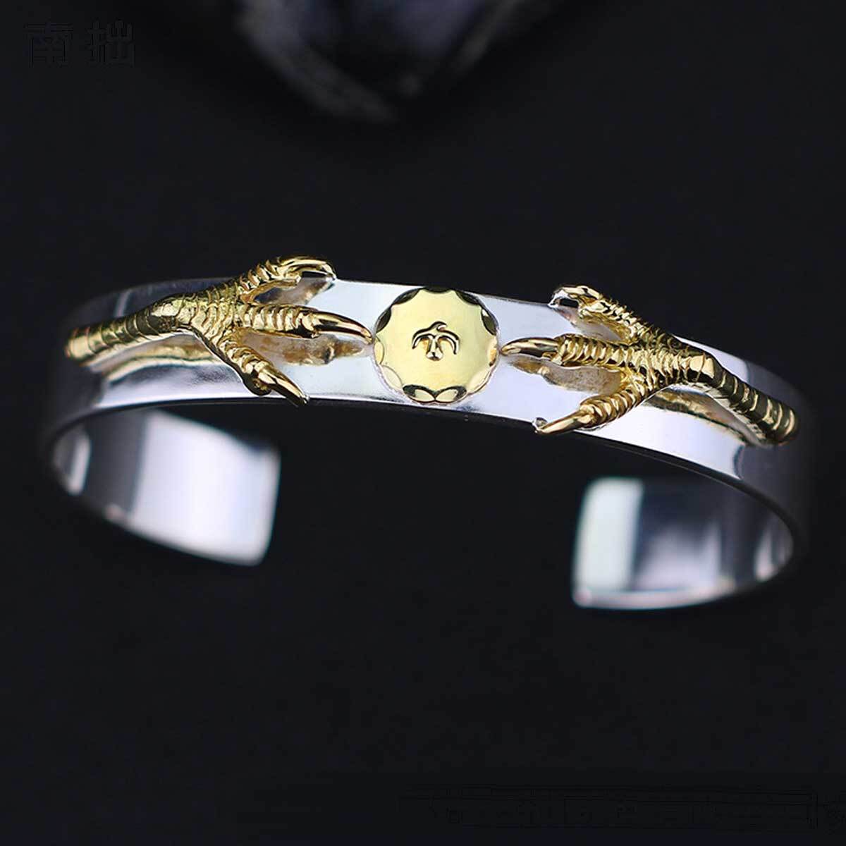 18金全金爪付き平打ちブレス イーグルタイプ ネイティブ シルバーバングル 925 イーグルバングル イーグルメタル インディアン メンズ バングル ブレスレット メンズバングル メンズブレスレット 18金 受注生産 Overrag 18金全金爪付き平打ちブレス イーグルタイプ ネイティブ シルバーバングル 925 イーグルバングル イーグルメタル インディアン メンズ バングル ブレスレット メンズバングル メンズブレスレット 18金 受注生産 Overrag