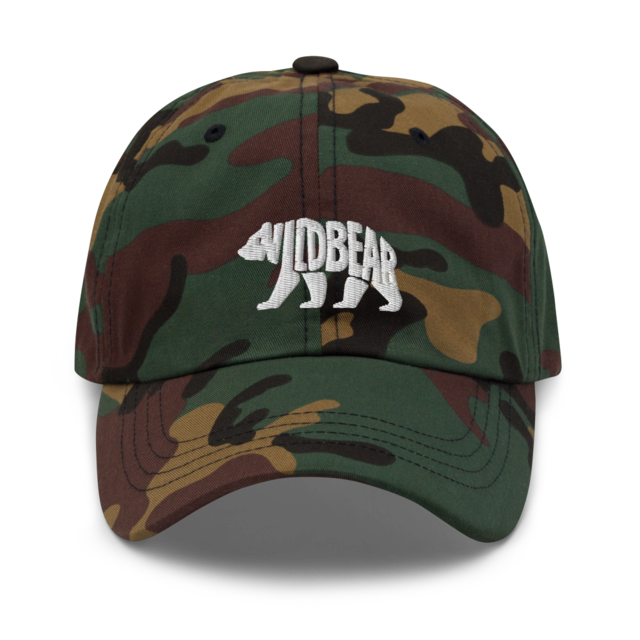 WILD BEAR 刺繍入りキャップA0081