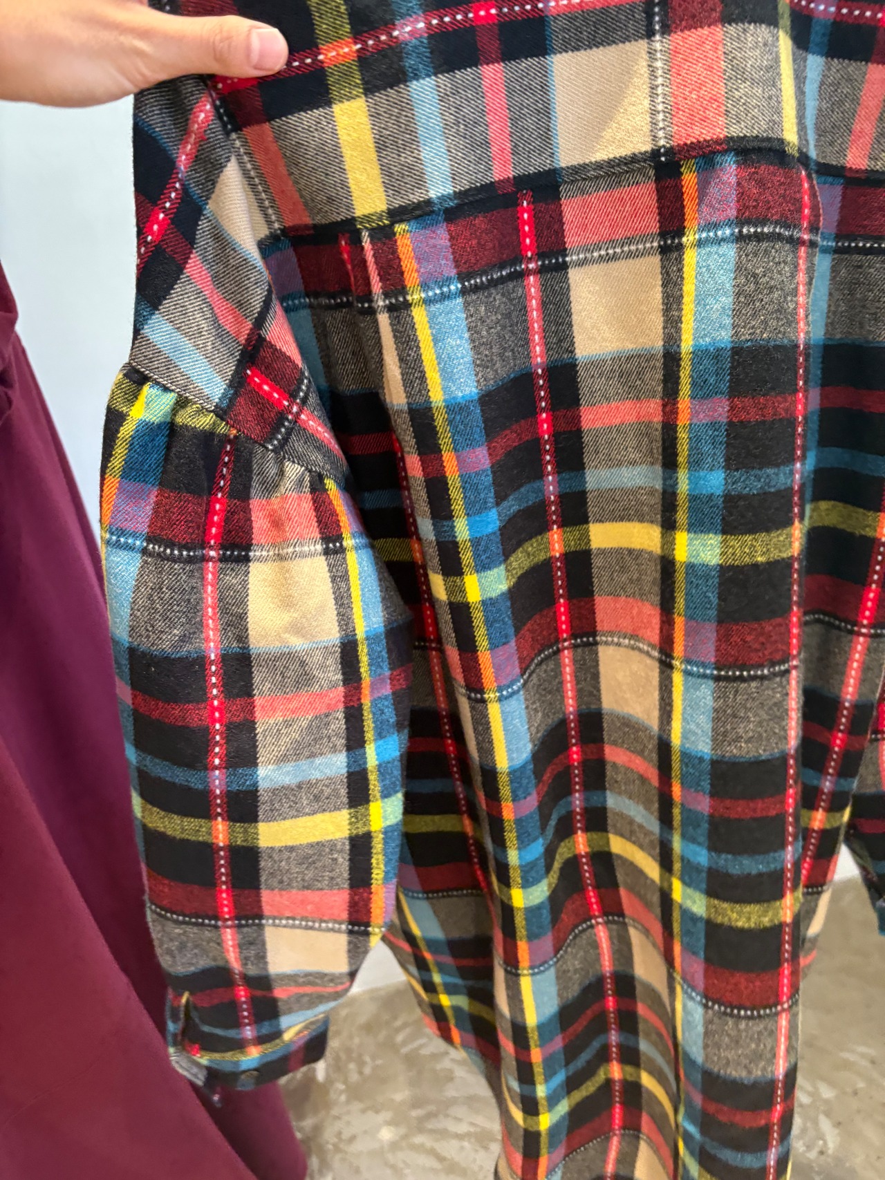 TORANOI フランネルチェックシャツ　214r233