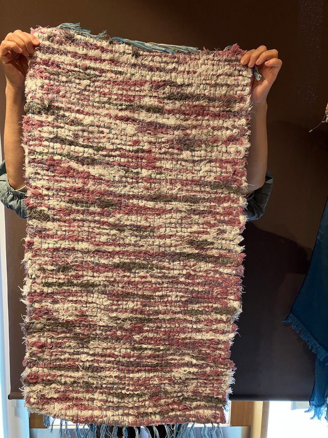 裂織りマット大　今治タオル