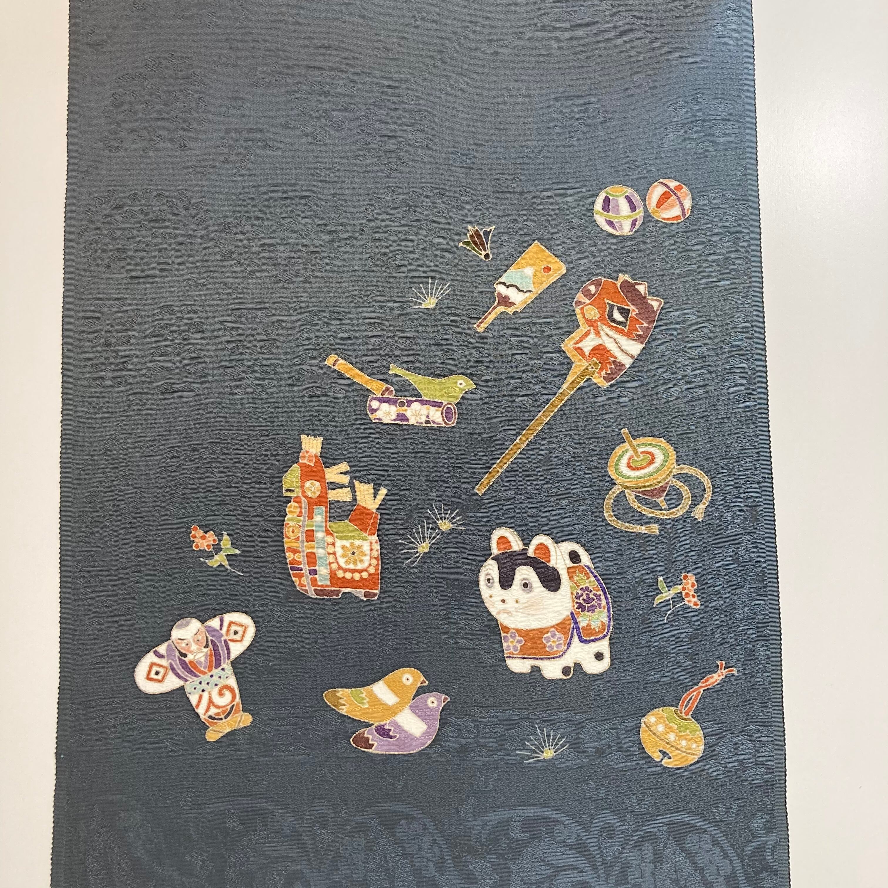 名古屋帯「玩具」3-008 | somemoyoushop ーそめもようショップー 手描 